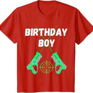Laser Tag Birthday Boy Party Laser Tag Player Birthday T-Shirt